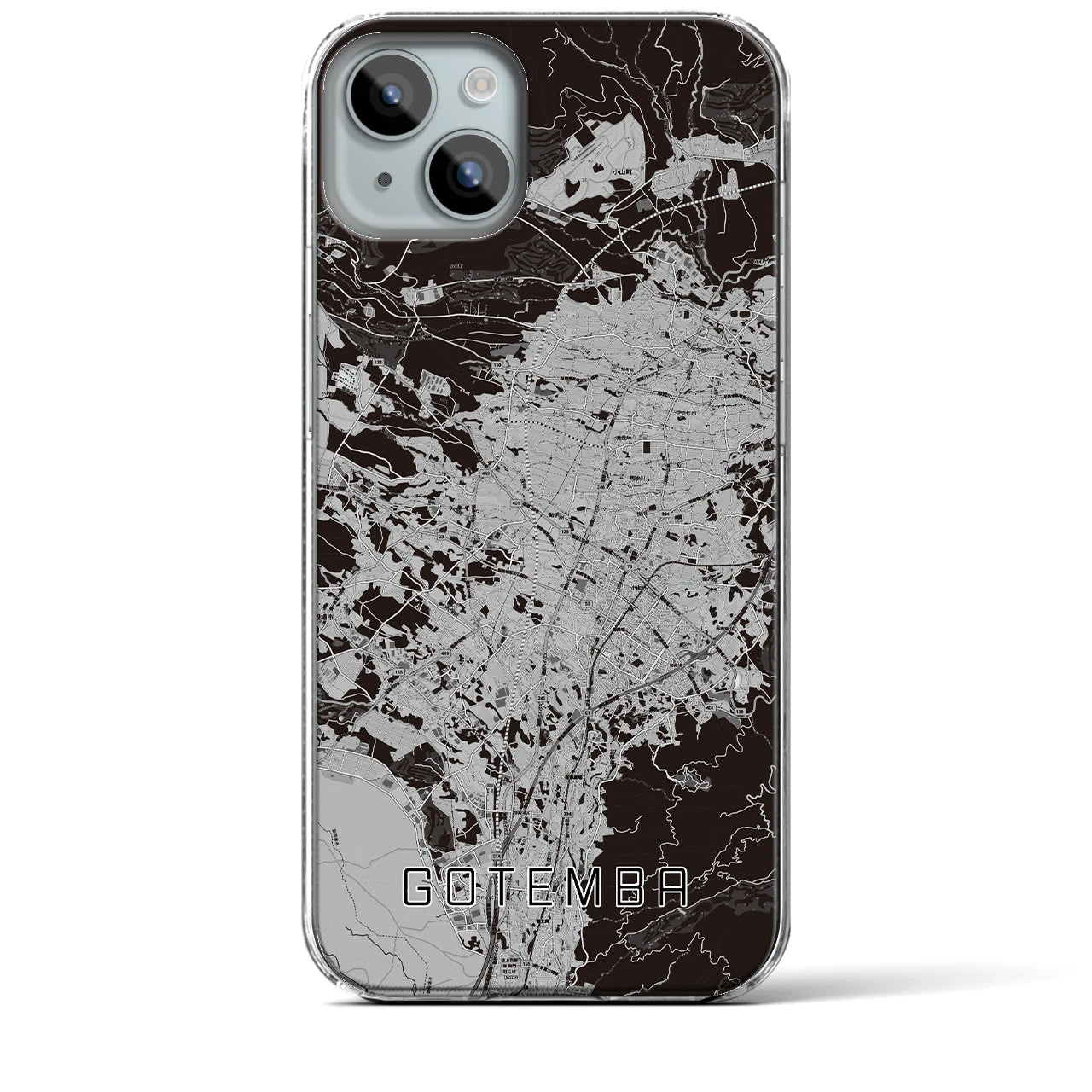 【御殿場(静岡県)】地図柄iPhoneケース(クリアタイプ)