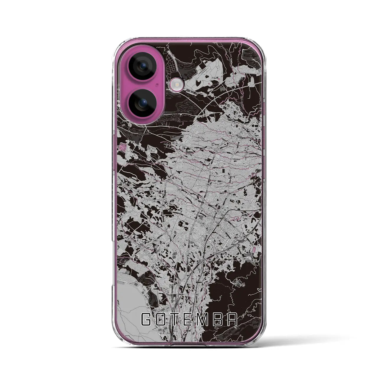 【御殿場(静岡県)】地図柄iPhoneケース(クリアタイプ)