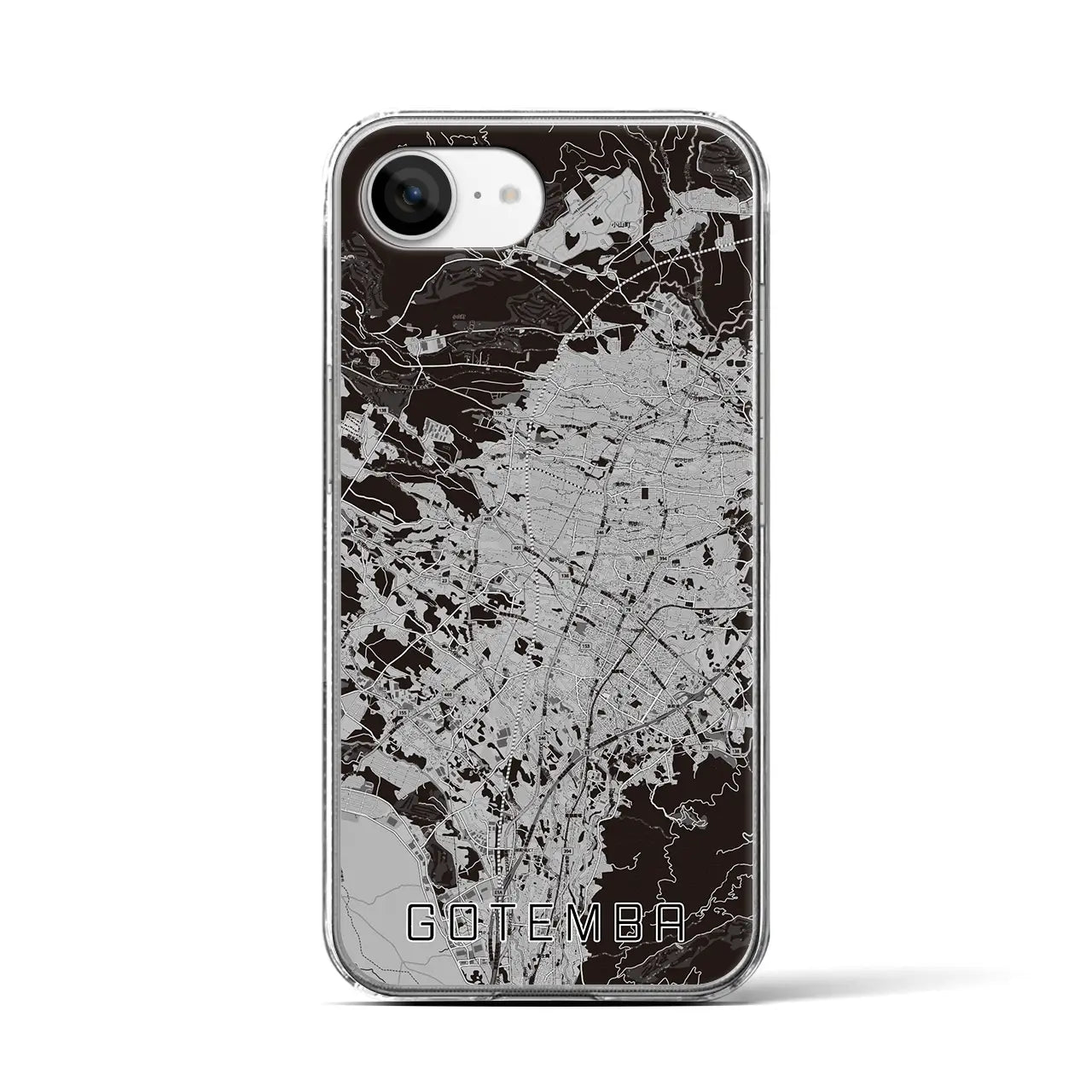 【御殿場(静岡県)】地図柄iPhoneケース(クリアタイプ)