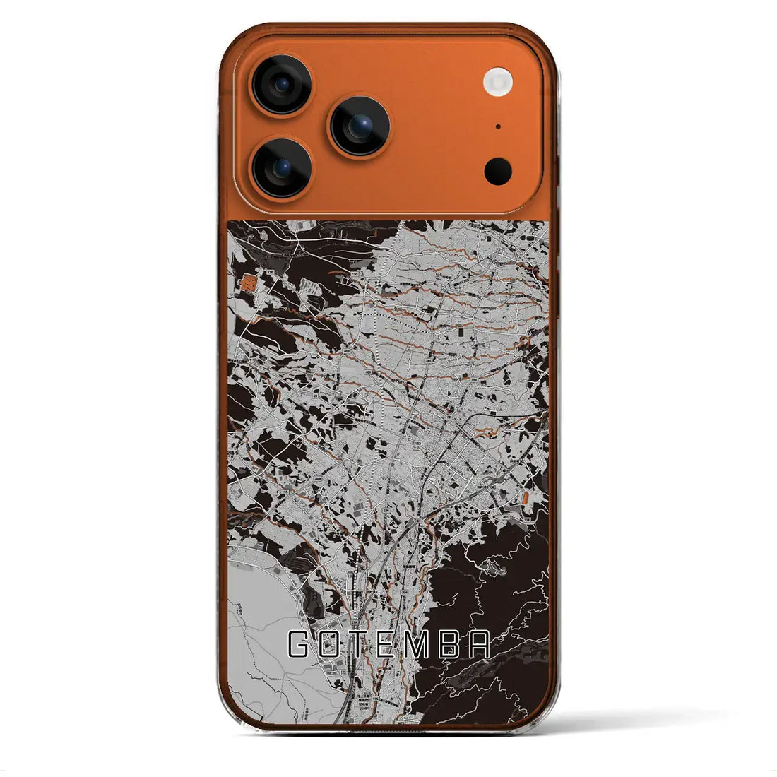 【御殿場(静岡県)】地図柄iPhoneケース(クリアタイプ)