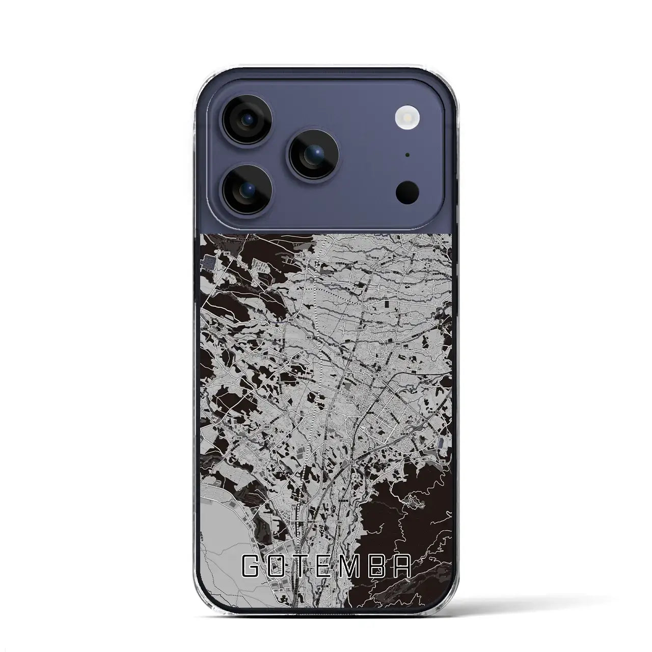 【御殿場(静岡県)】地図柄iPhoneケース(クリアタイプ)