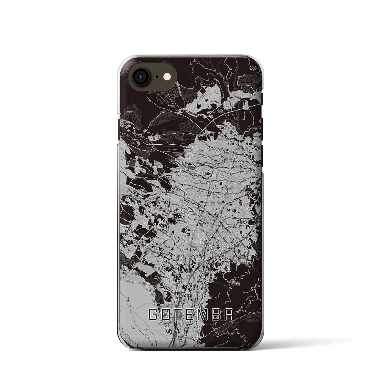 【御殿場(静岡県)】地図柄iPhoneケース(クリアタイプ)