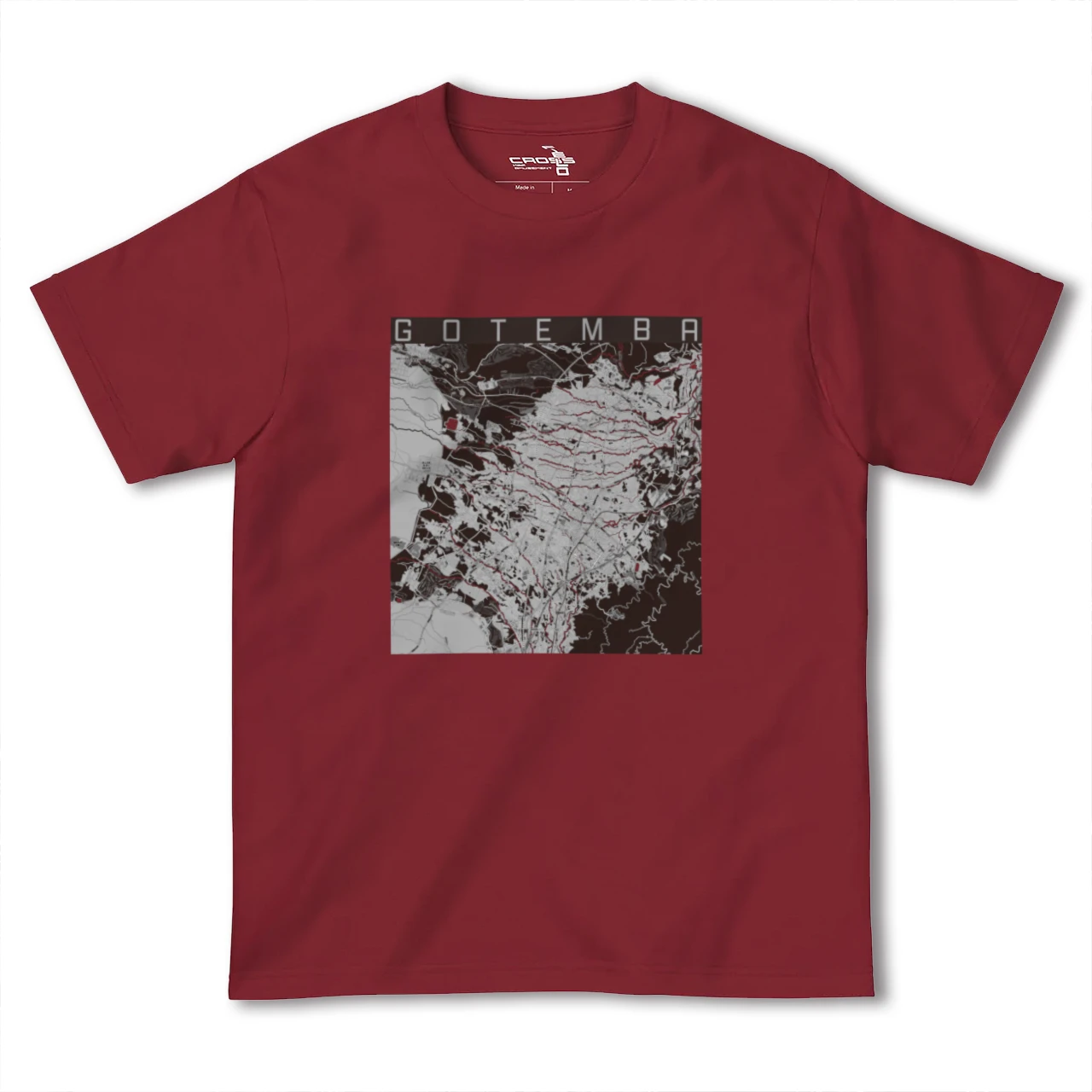 【御殿場(静岡県)】地図柄ヘビーウェイトTシャツ