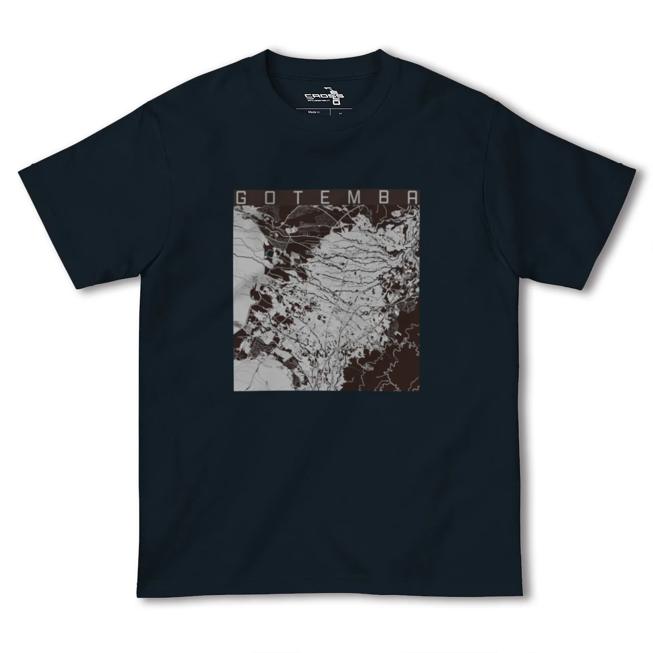 【御殿場(静岡県)】地図柄ヘビーウェイトTシャツ