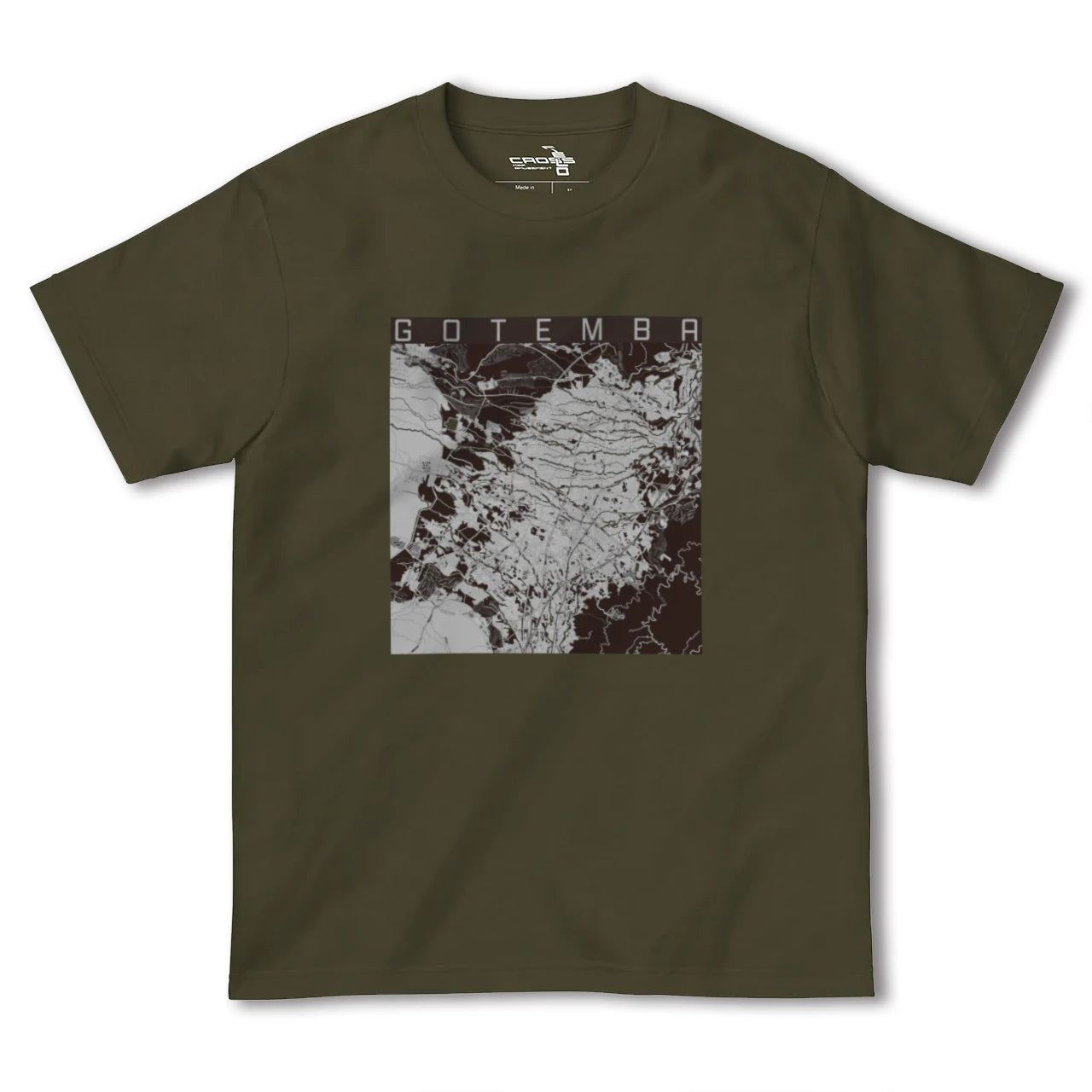 【御殿場(静岡県)】地図柄ヘビーウェイトTシャツ