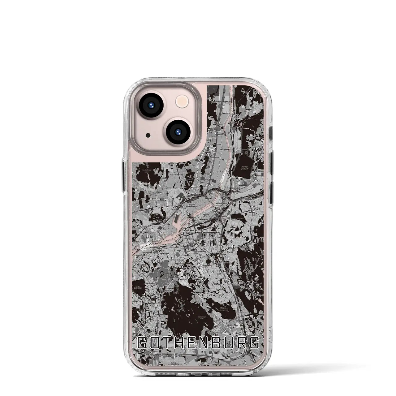 【ヨーテボリ(スウェーデン)】地図柄iPhoneケース(MagSafeタイプ)