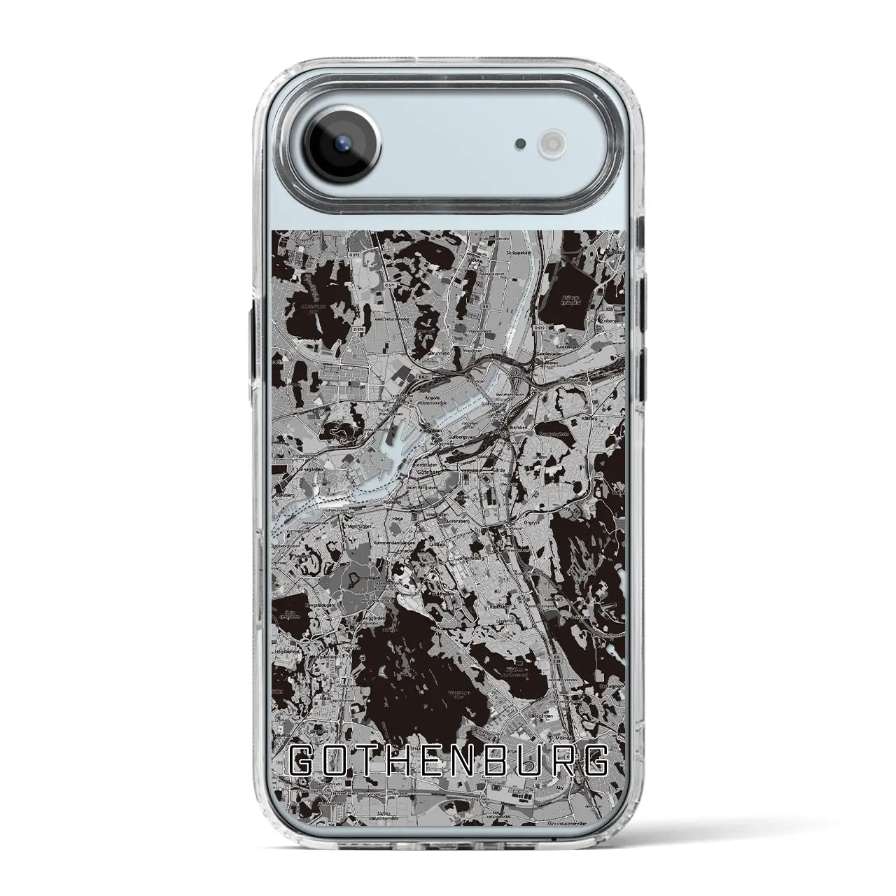 【ヨーテボリ(スウェーデン)】地図柄iPhoneケース(MagSafeタイプ)