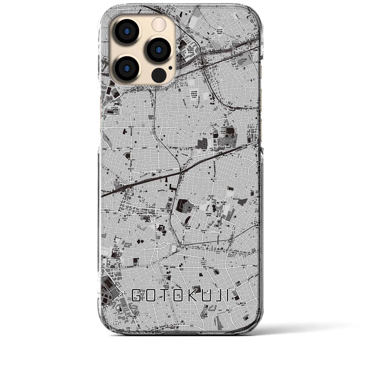 【豪徳寺(東京都)】地図柄iPhoneケース(クリアタイプ)