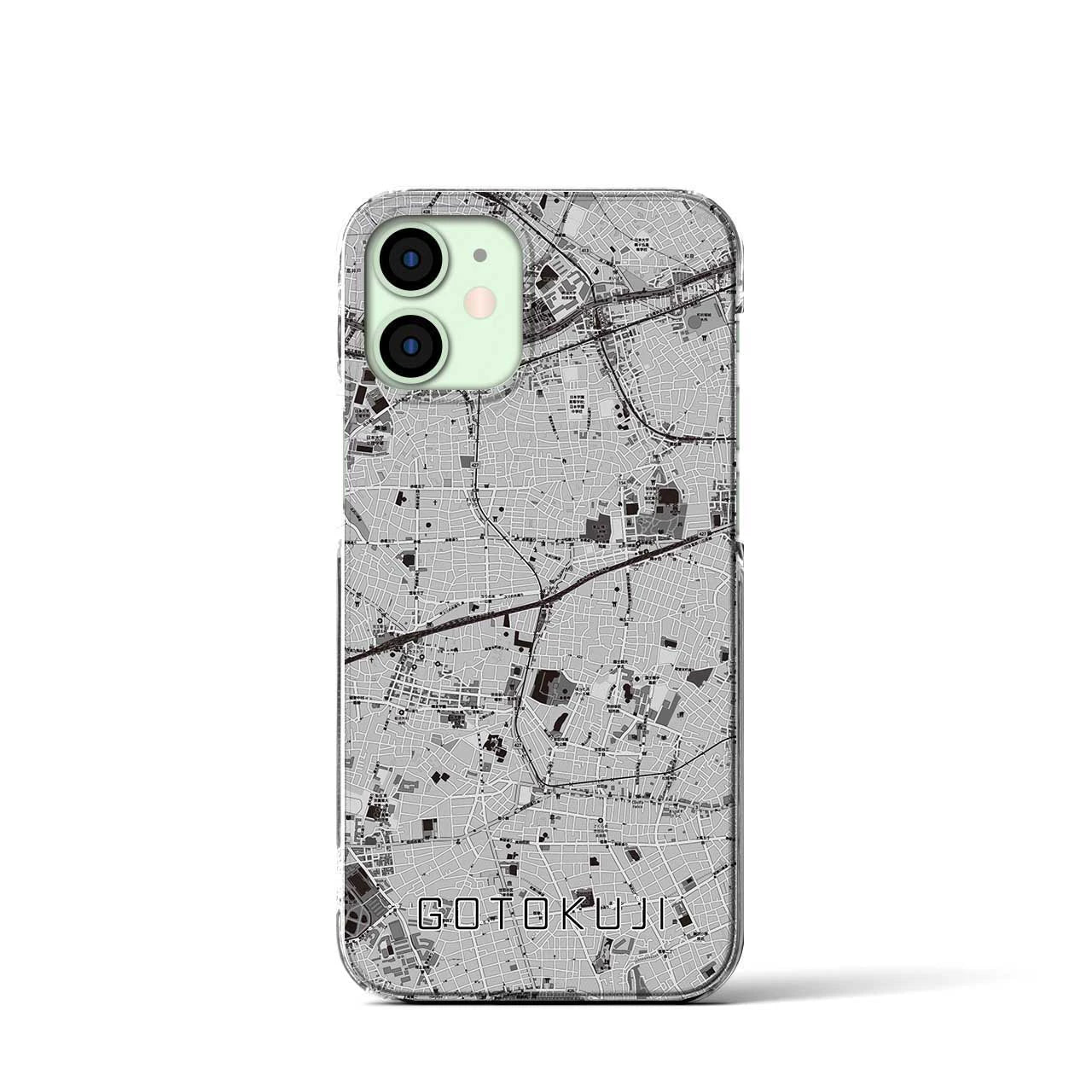 【豪徳寺(東京都)】地図柄iPhoneケース(クリアタイプ)