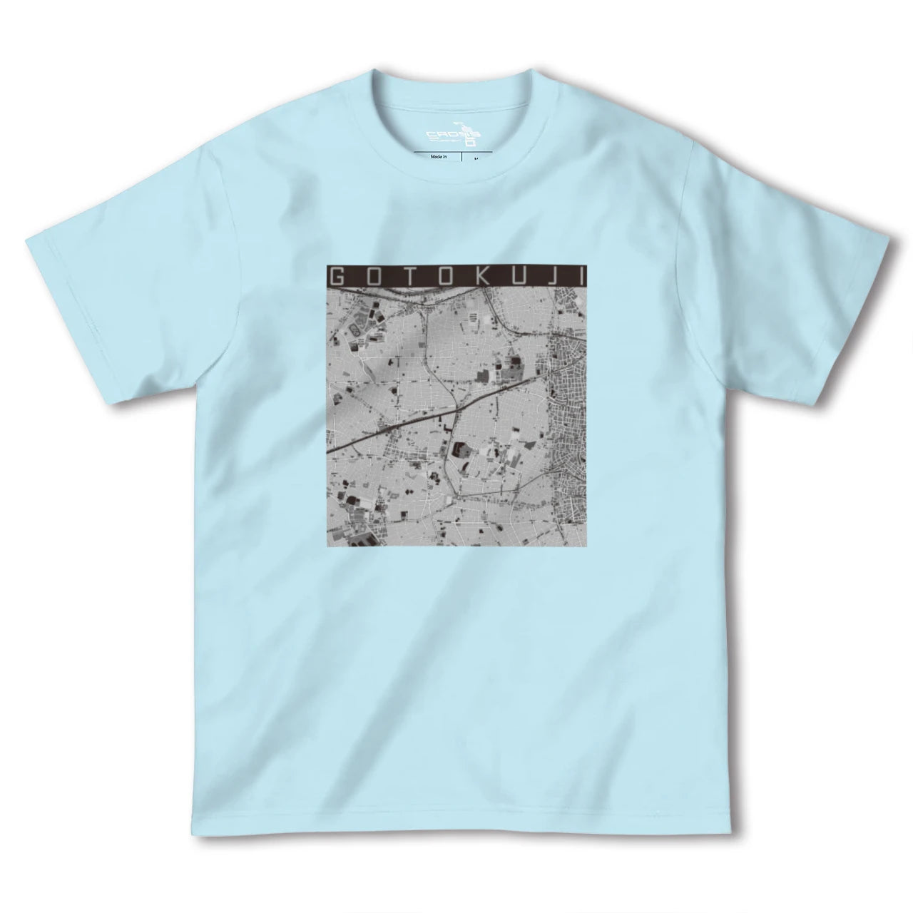 【豪徳寺(東京都)】地図柄ヘビーウェイトTシャツ