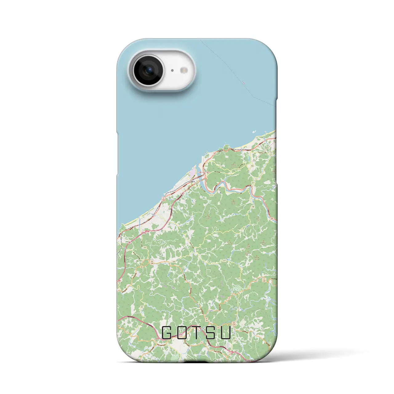 【江津(島根県)】地図柄iPhoneケース(バックカバータイプ)