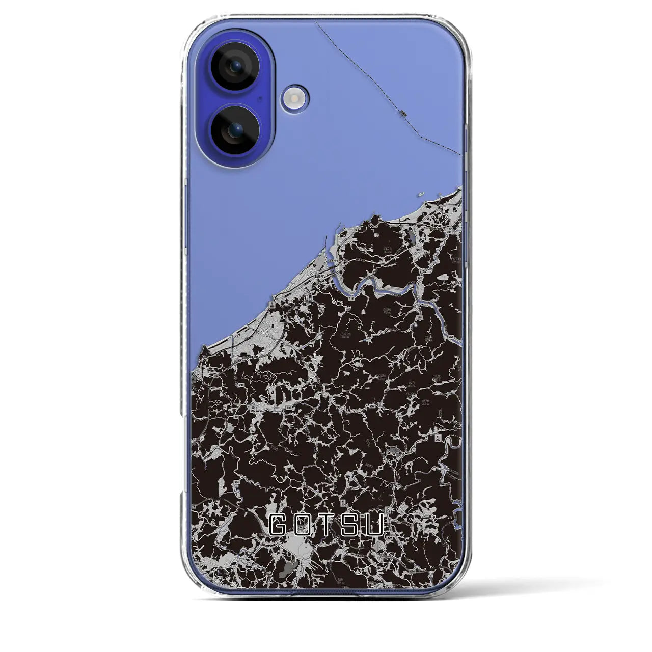 【江津(島根県)】地図柄iPhoneケース(クリアタイプ)