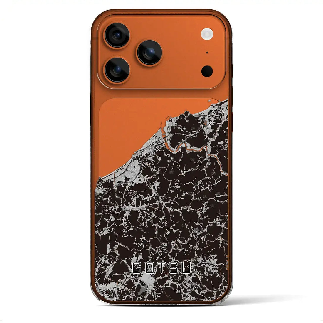 【江津(島根県)】地図柄iPhoneケース(クリアタイプ)