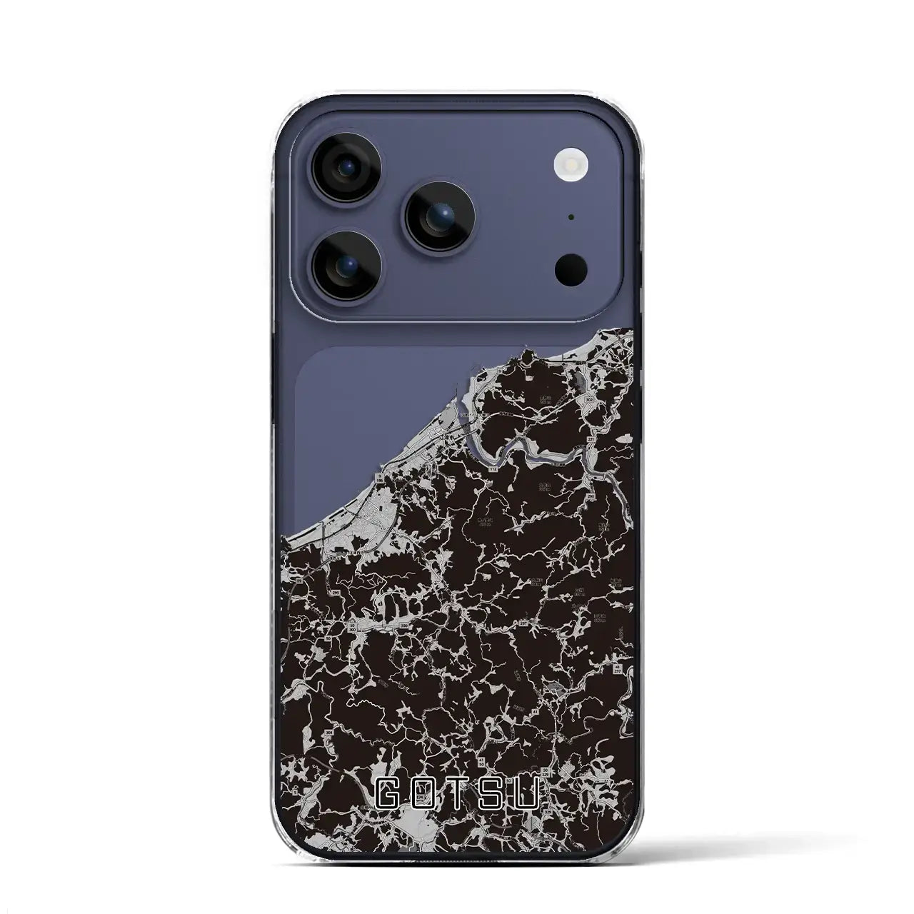 【江津(島根県)】地図柄iPhoneケース(クリアタイプ)