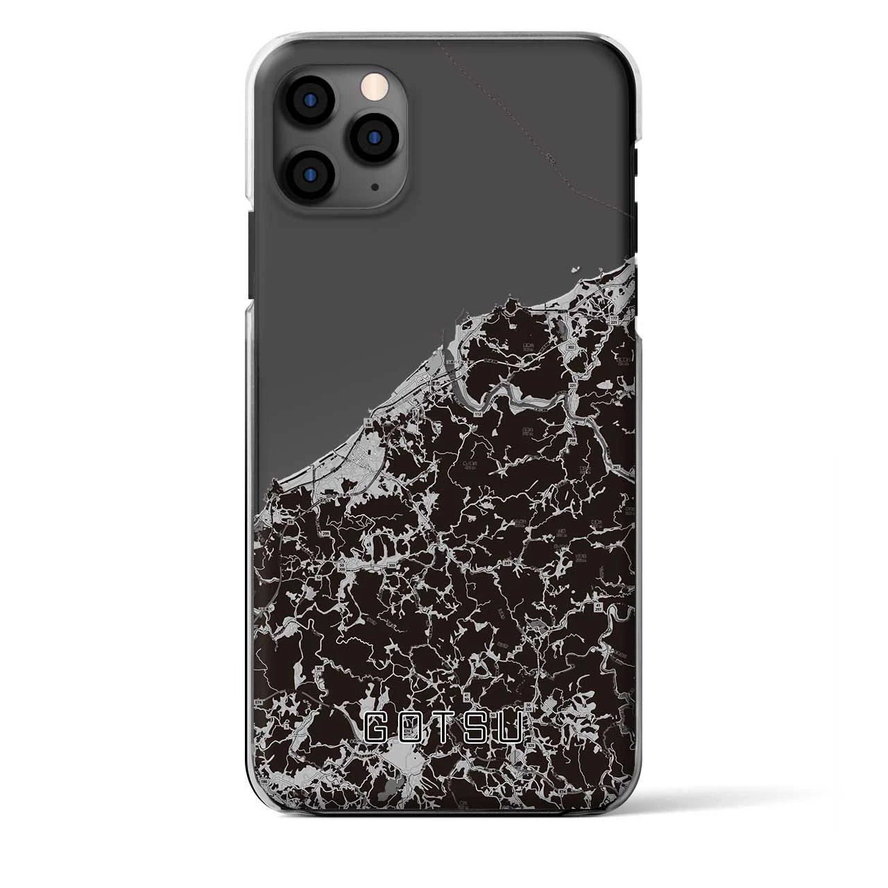 【江津(島根県)】地図柄iPhoneケース(クリアタイプ)