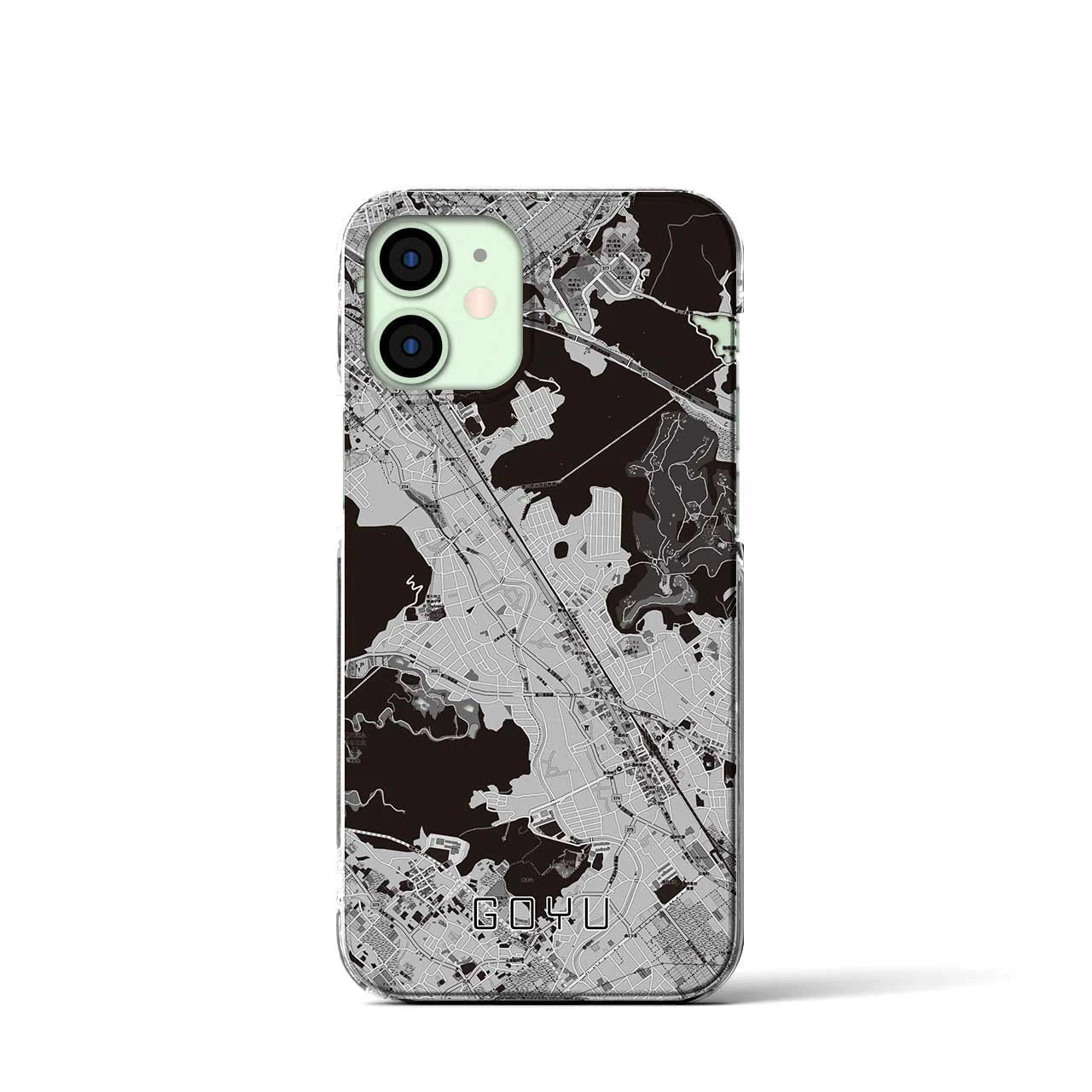 【御油(愛知県)】地図柄iPhoneケース(クリアタイプ)