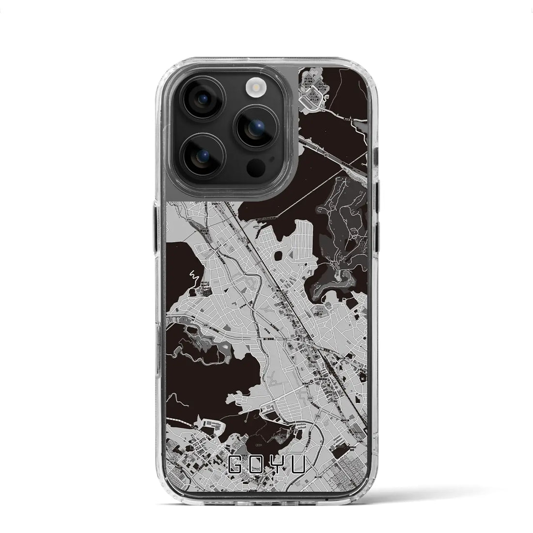 【御油(愛知県)】地図柄iPhoneケース(MagSafeタイプ)