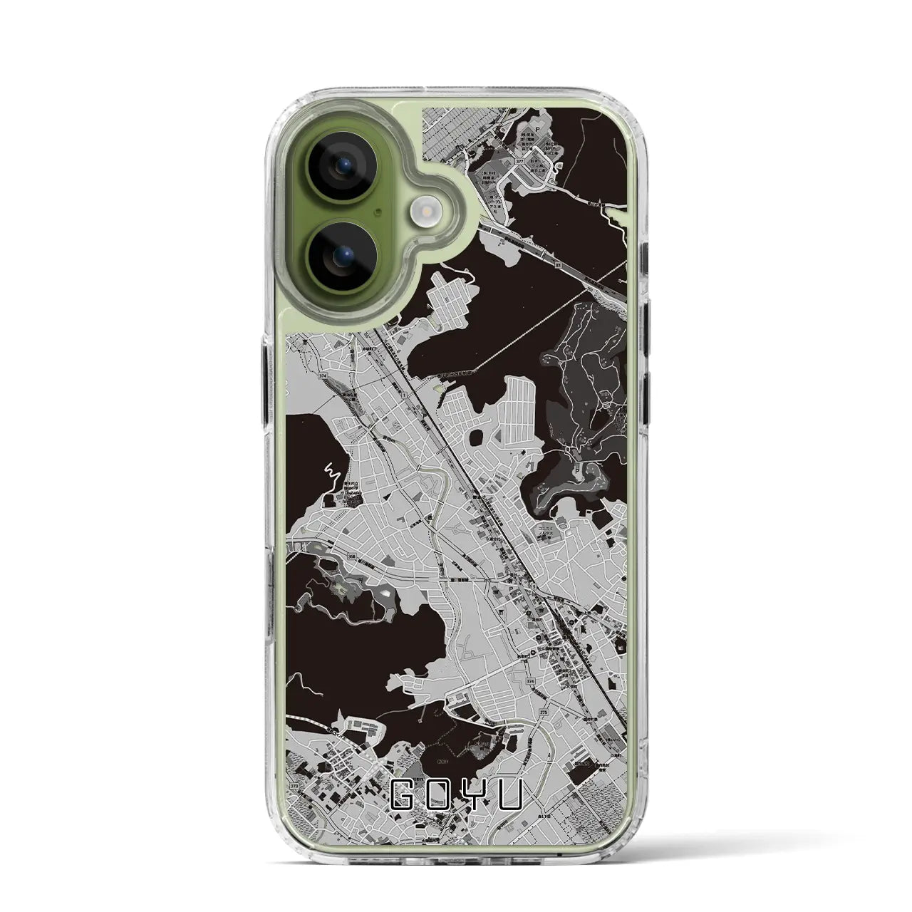 【御油(愛知県)】地図柄iPhoneケース(MagSafeタイプ)