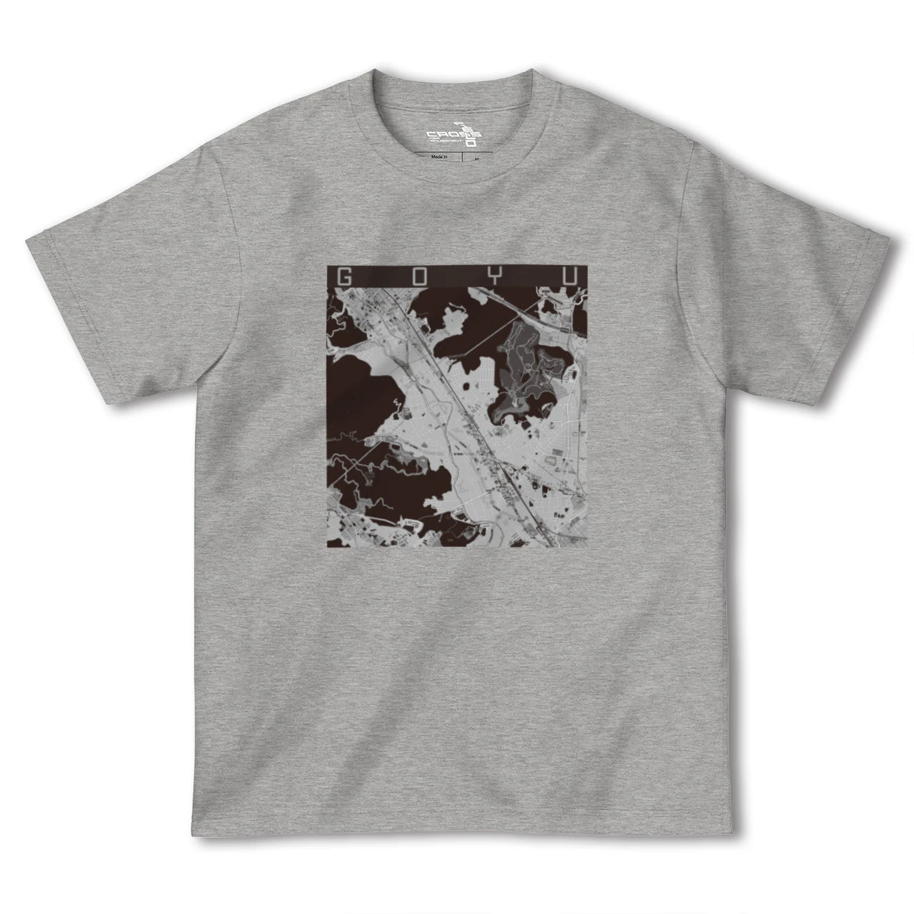 【御油(愛知県)】地図柄ヘビーウェイトTシャツ