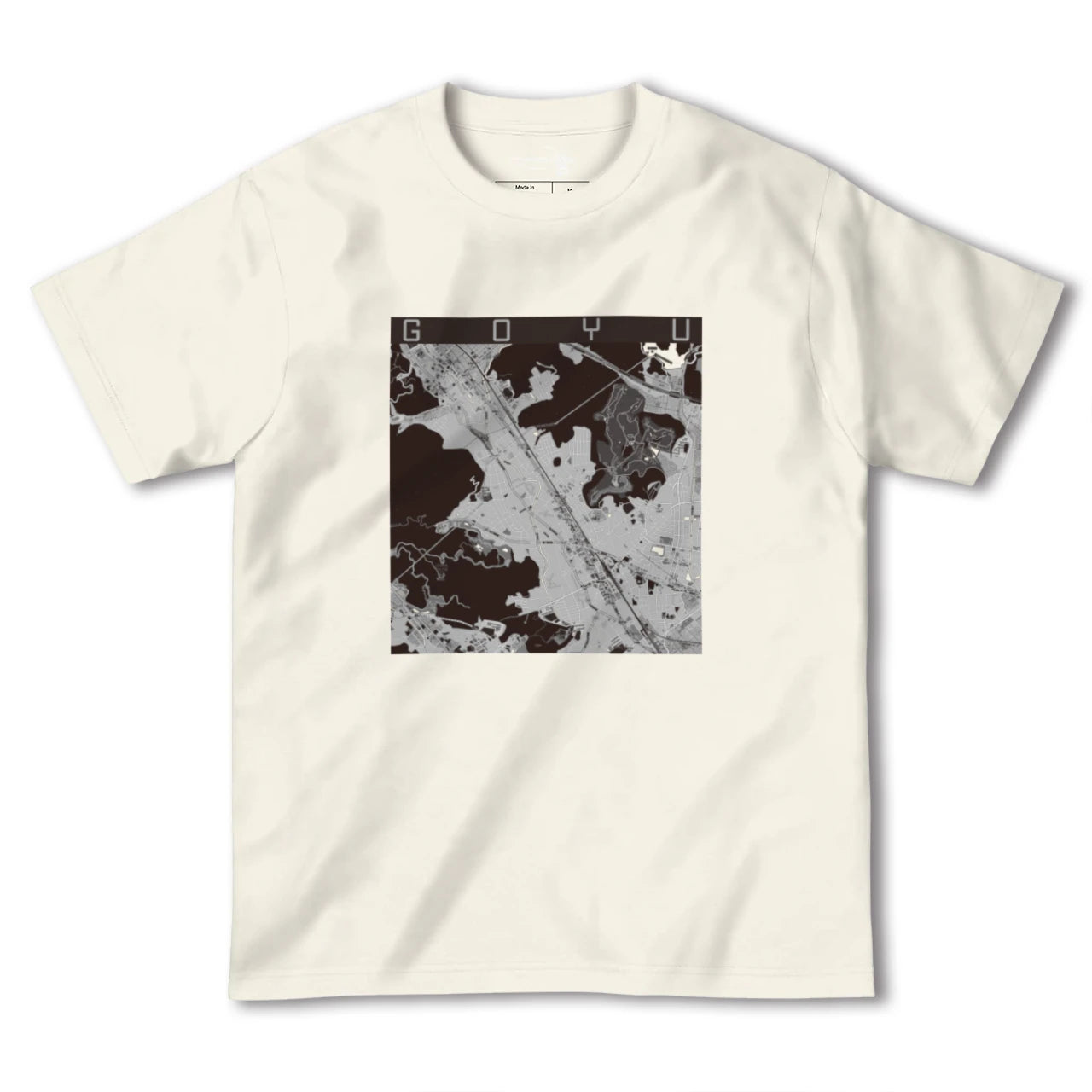 【御油(愛知県)】地図柄ヘビーウェイトTシャツ