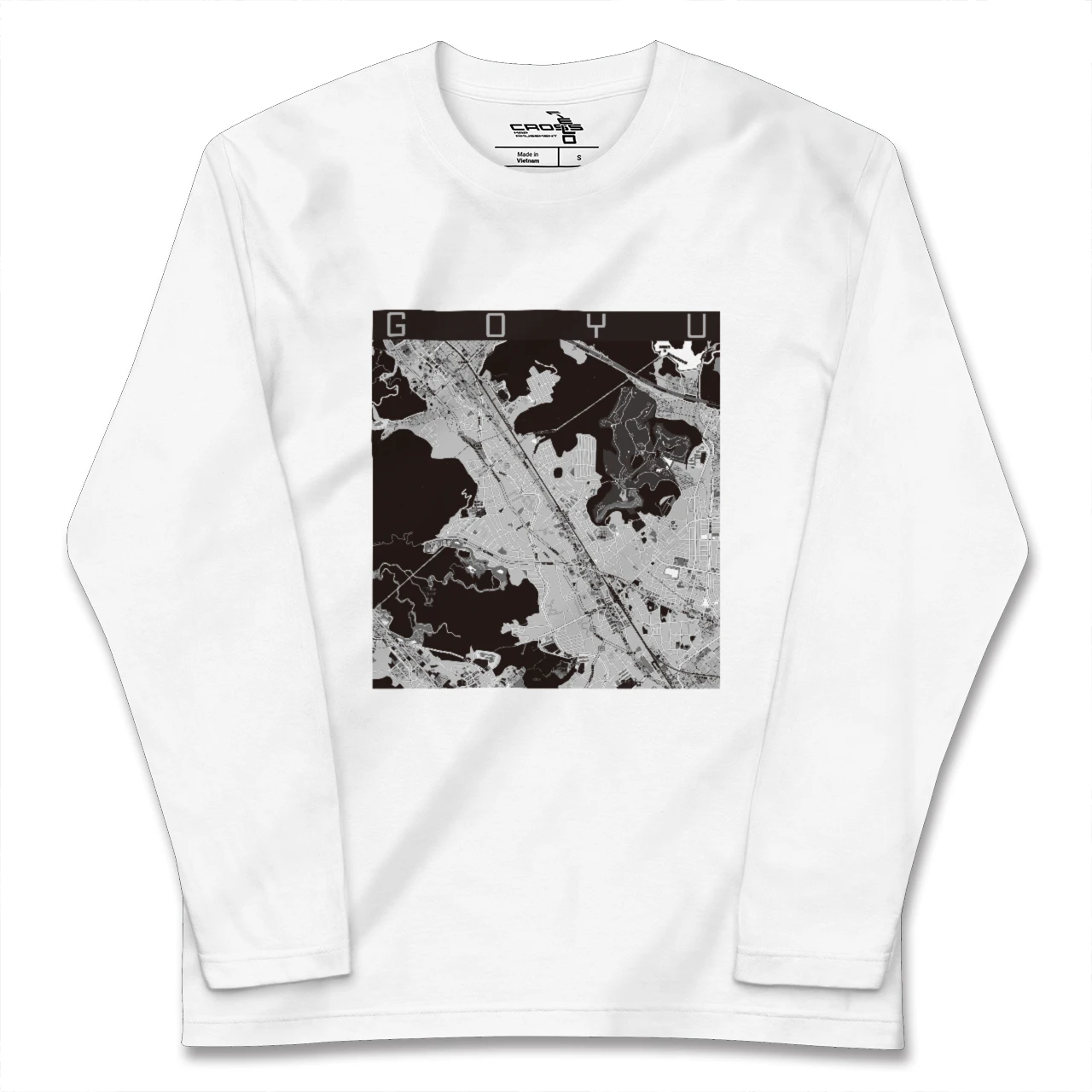 【御油(愛知県)】地図柄ロングスリーブTシャツ