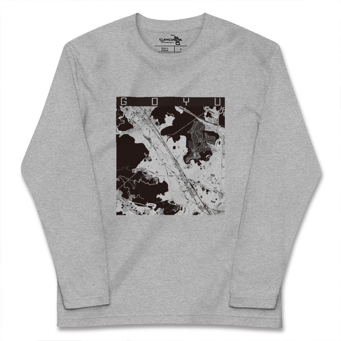 【御油(愛知県)】地図柄ロングスリーブTシャツ