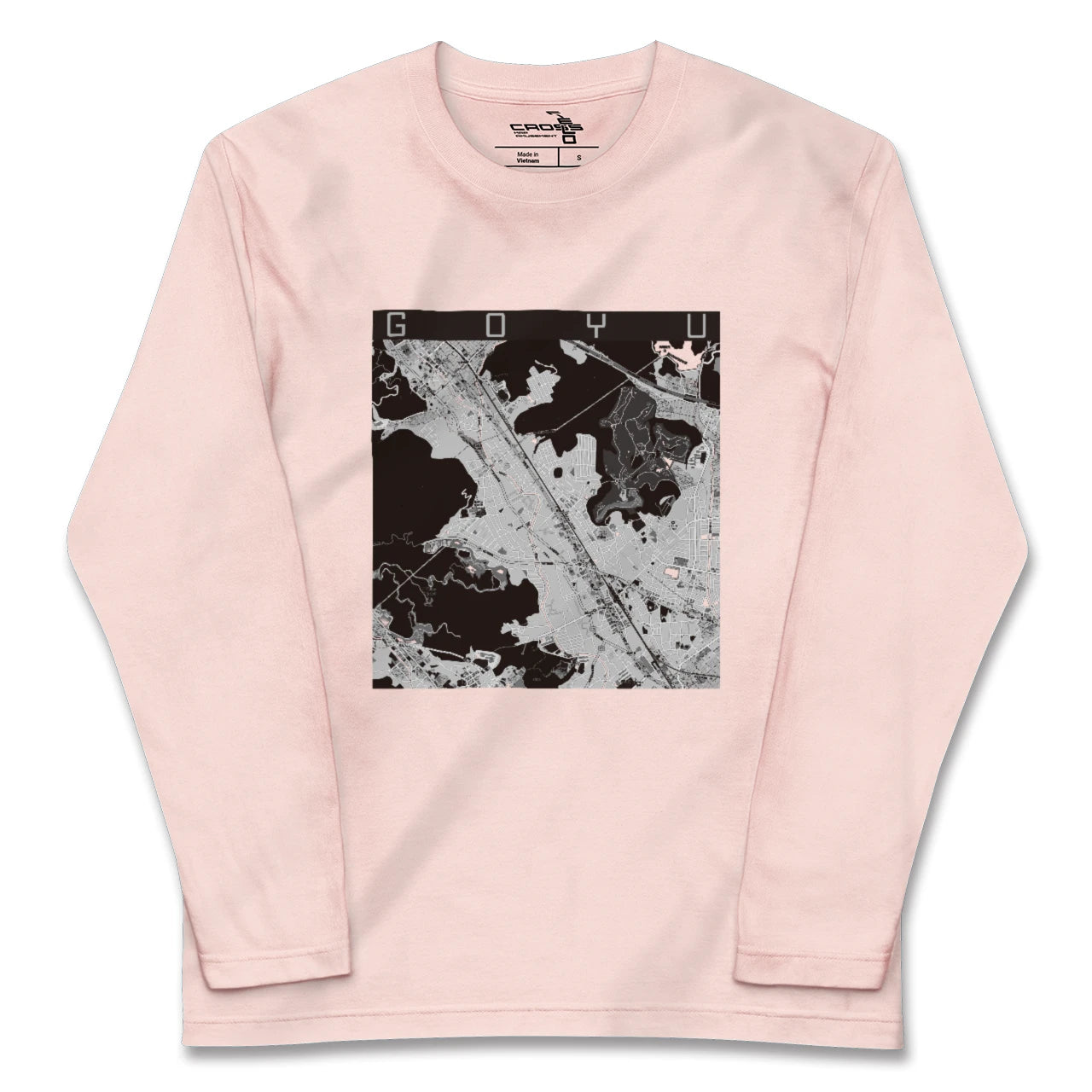 【御油(愛知県)】地図柄ロングスリーブTシャツ