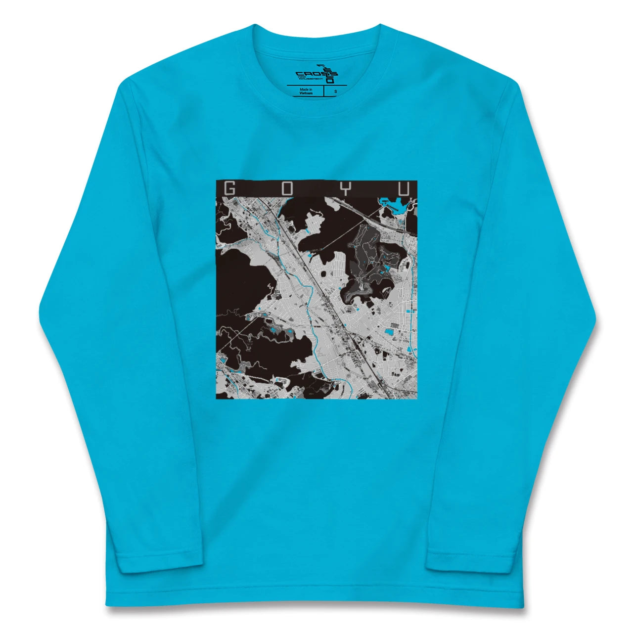 【御油(愛知県)】地図柄ロングスリーブTシャツ