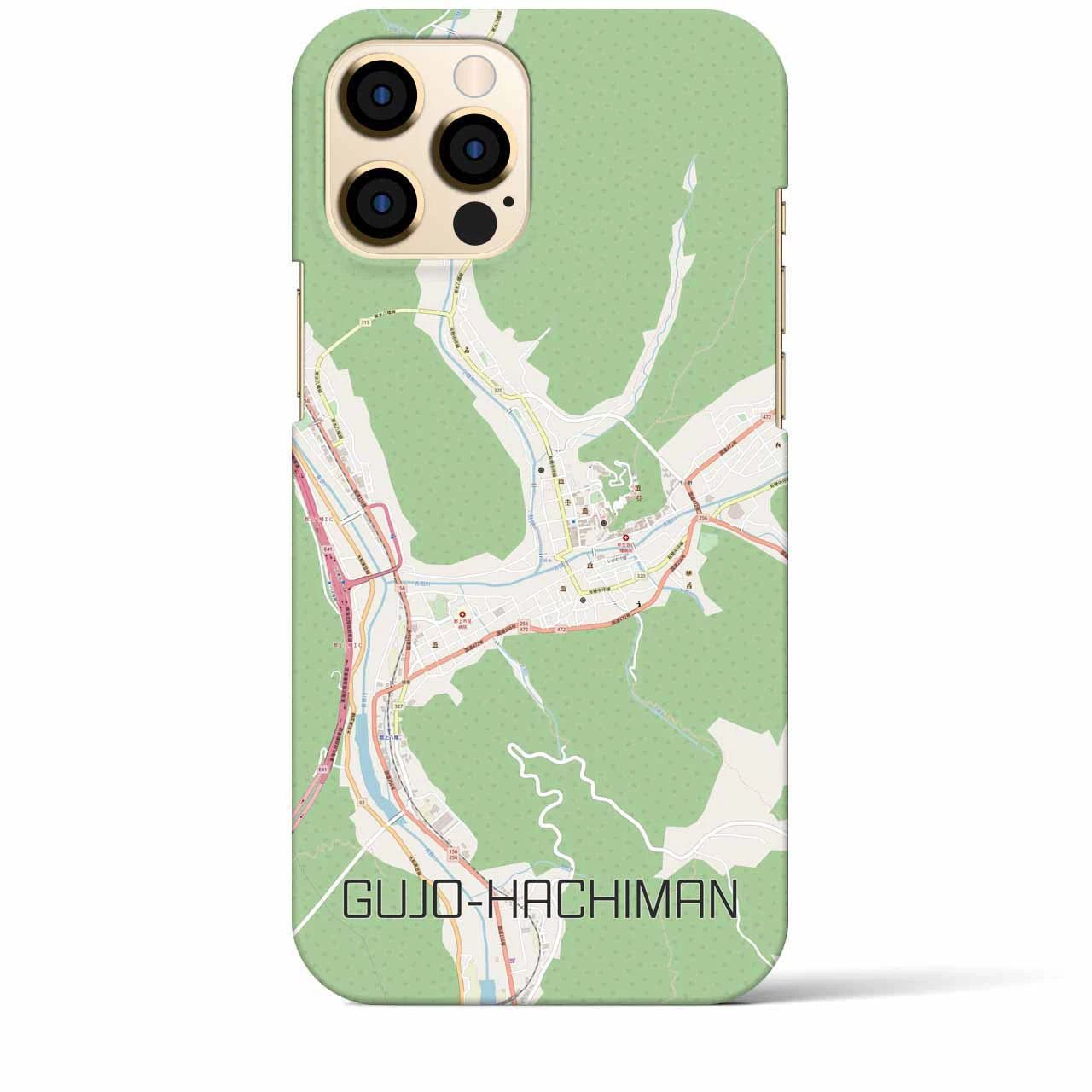 【郡上八幡(岐阜県)】地図柄iPhoneケース(バックカバータイプ)