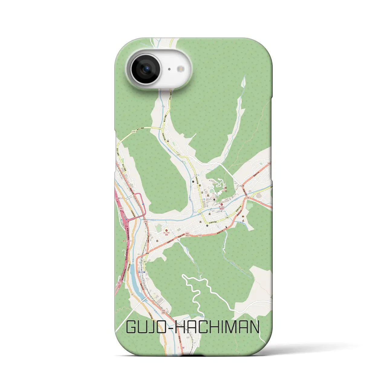 【郡上八幡(岐阜県)】地図柄iPhoneケース(バックカバータイプ)