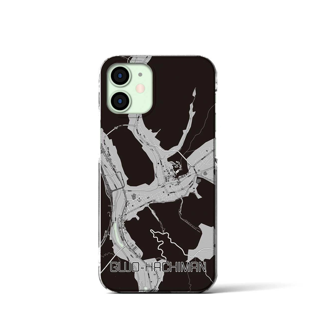 【郡上八幡(岐阜県)】地図柄iPhoneケース(クリアタイプ)