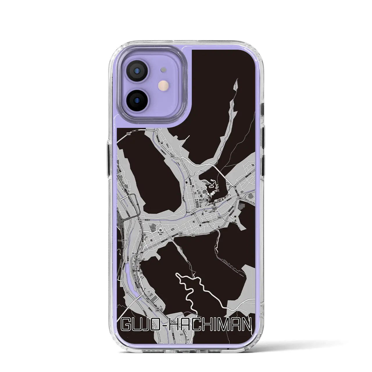 【郡上八幡(岐阜県)】地図柄iPhoneケース(MagSafeタイプ)