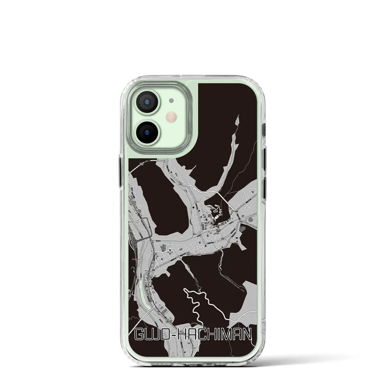 【郡上八幡(岐阜県)】地図柄iPhoneケース(MagSafeタイプ)