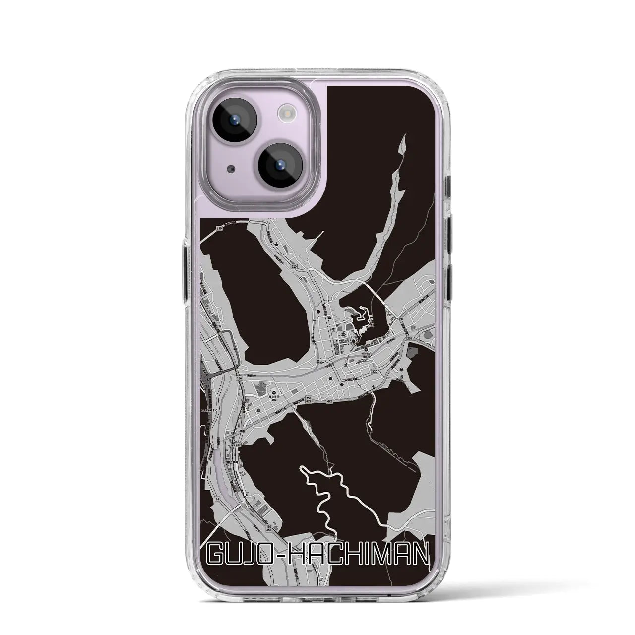 【郡上八幡(岐阜県)】地図柄iPhoneケース(MagSafeタイプ)