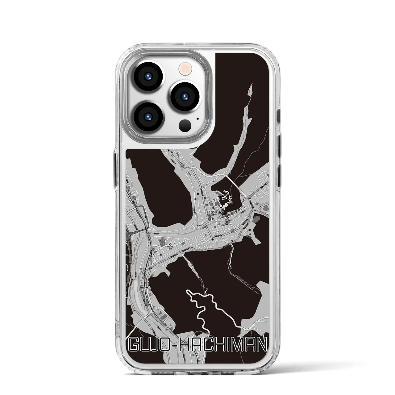 【郡上八幡(岐阜県)】地図柄iPhoneケース(MagSafeタイプ)