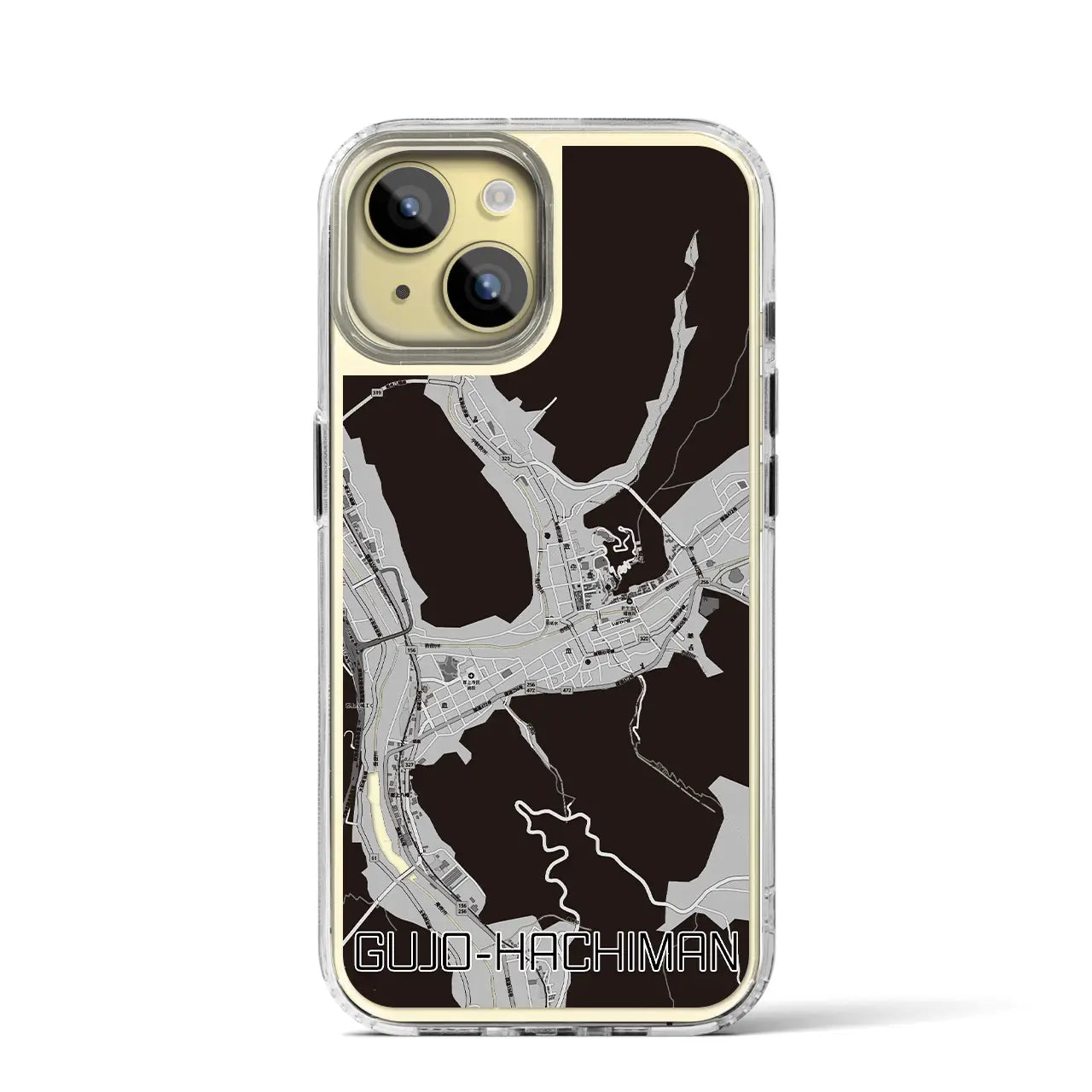 【郡上八幡(岐阜県)】地図柄iPhoneケース(MagSafeタイプ)