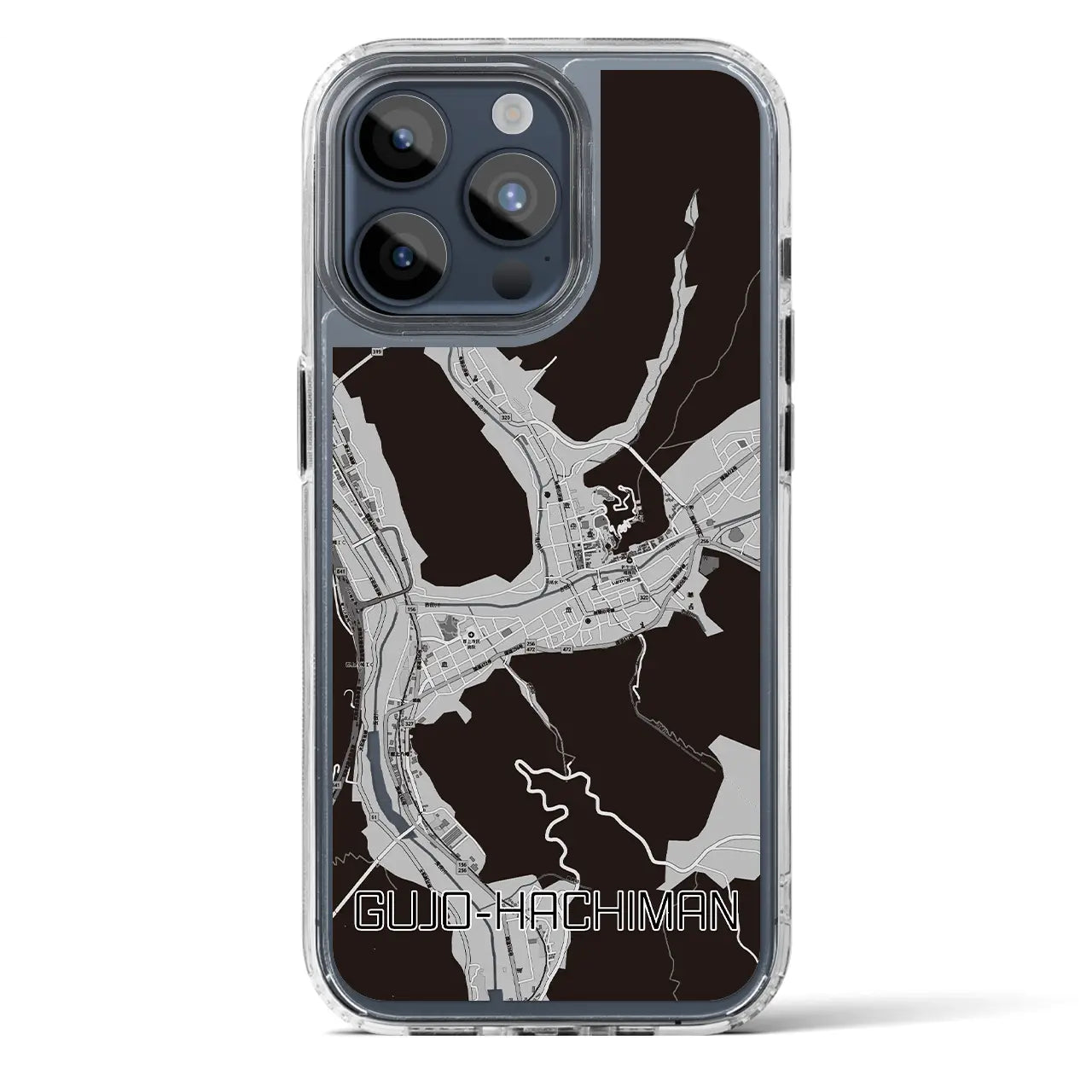 【郡上八幡(岐阜県)】地図柄iPhoneケース(MagSafeタイプ)