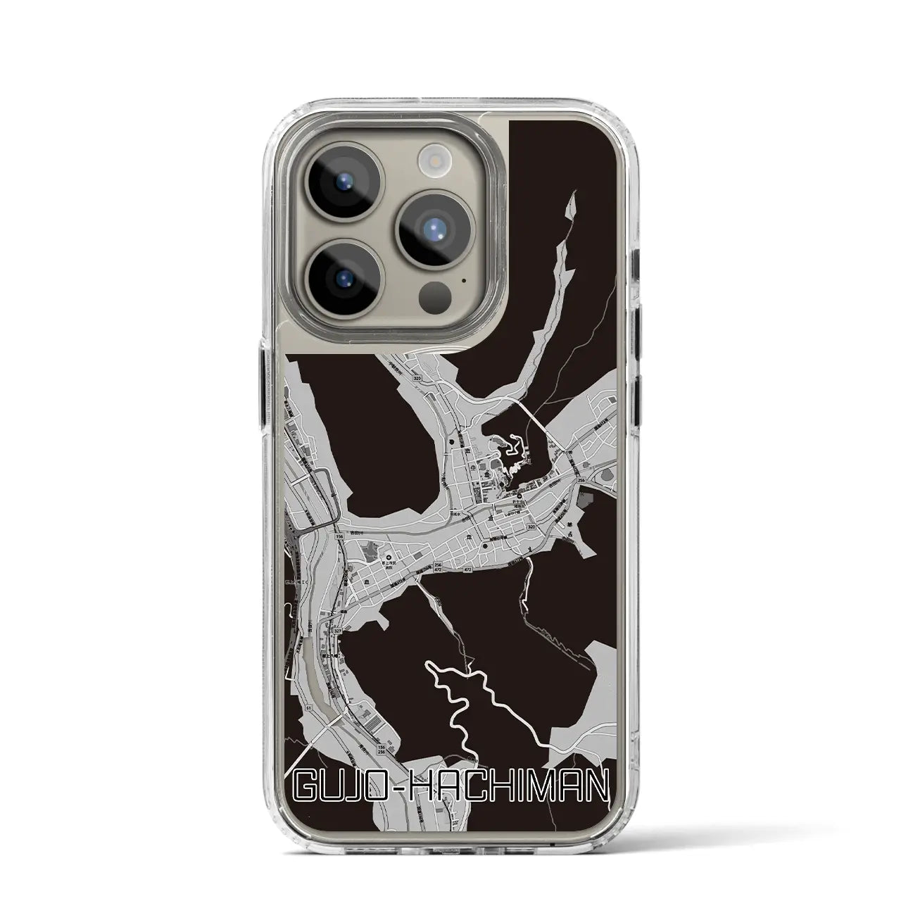 【郡上八幡(岐阜県)】地図柄iPhoneケース(MagSafeタイプ)