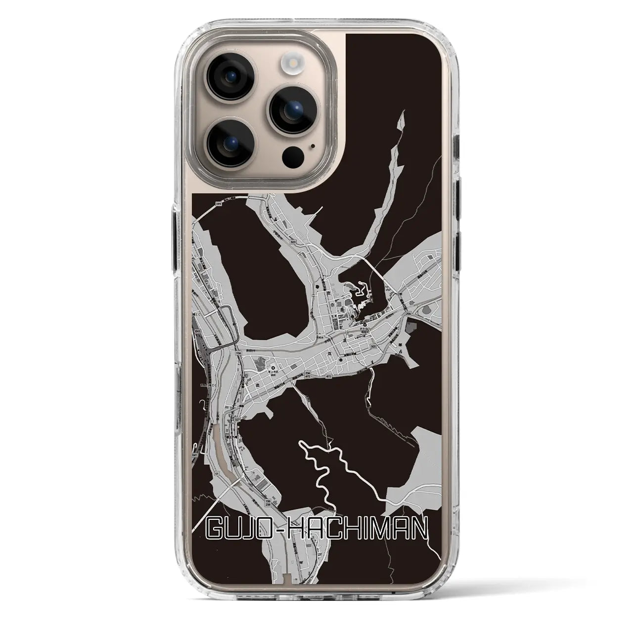 【郡上八幡(岐阜県)】地図柄iPhoneケース(MagSafeタイプ)