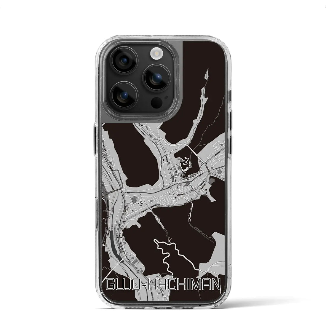 【郡上八幡(岐阜県)】地図柄iPhoneケース(MagSafeタイプ)