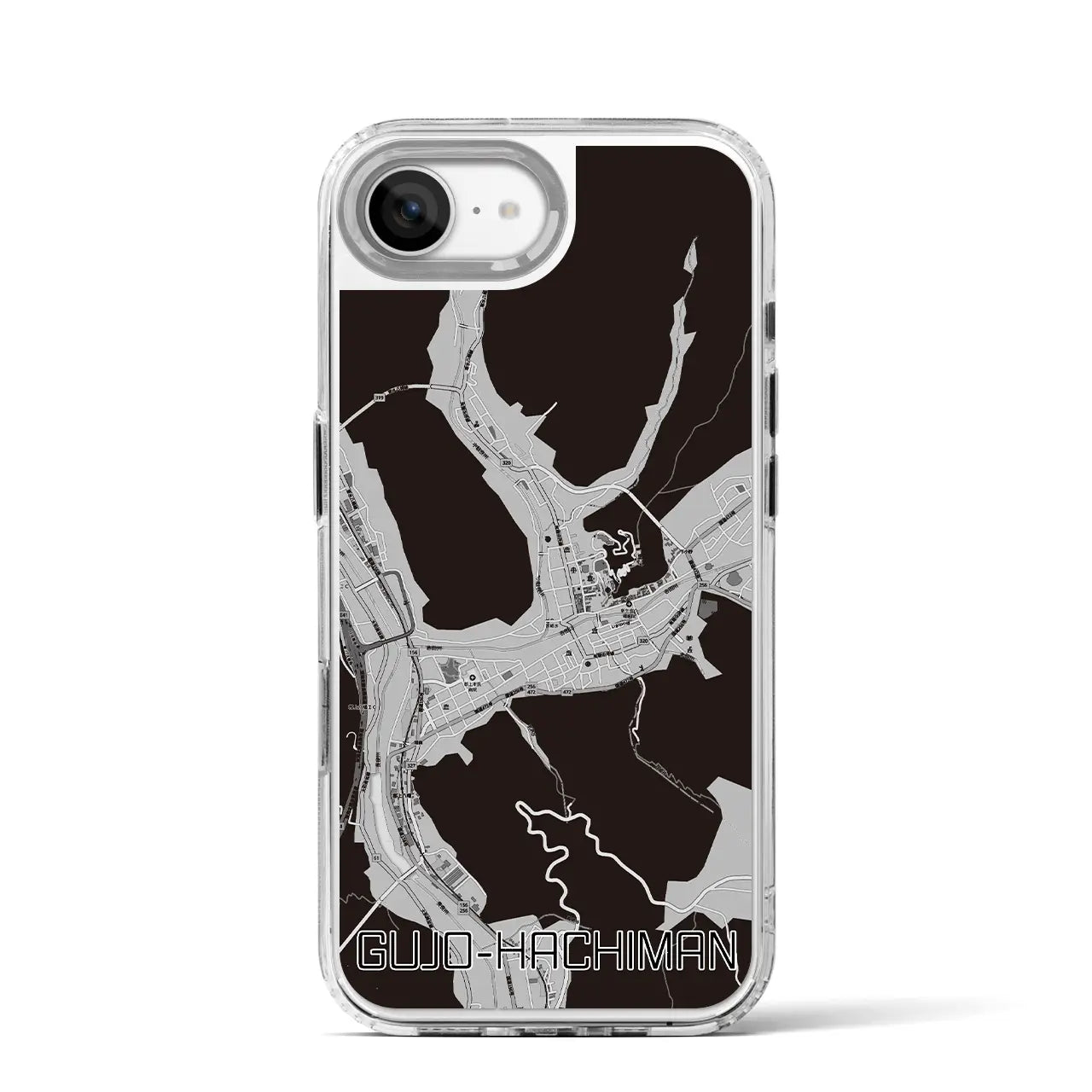 【郡上八幡(岐阜県)】地図柄iPhoneケース(MagSafeタイプ)