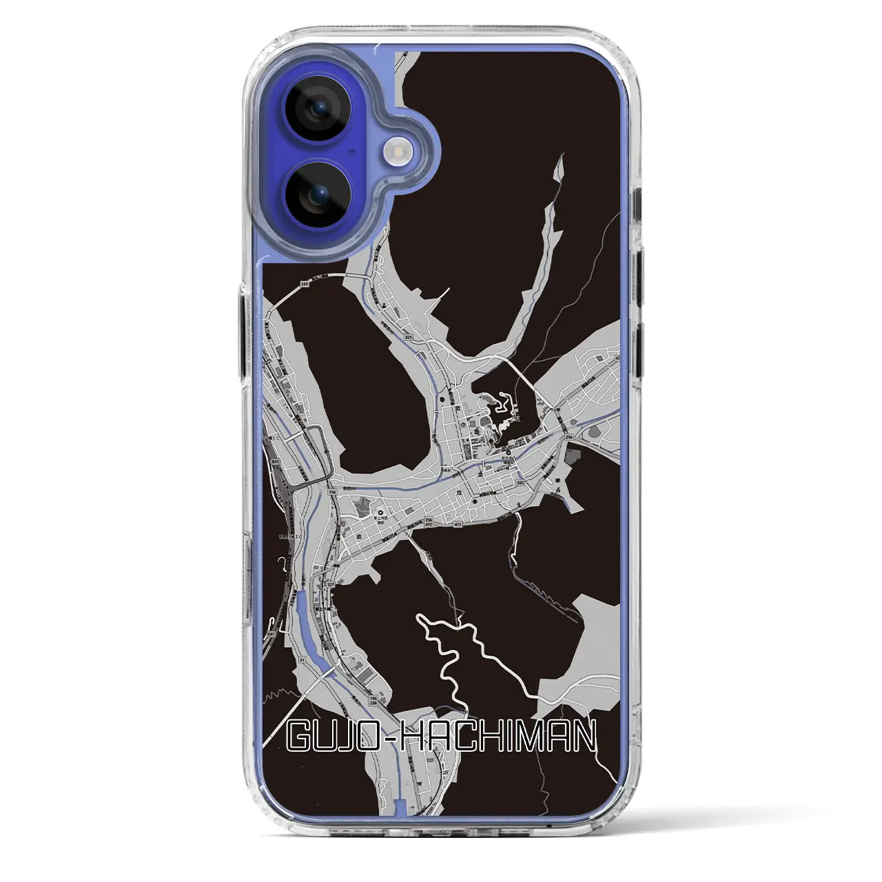 【郡上八幡(岐阜県)】地図柄iPhoneケース(MagSafeタイプ)