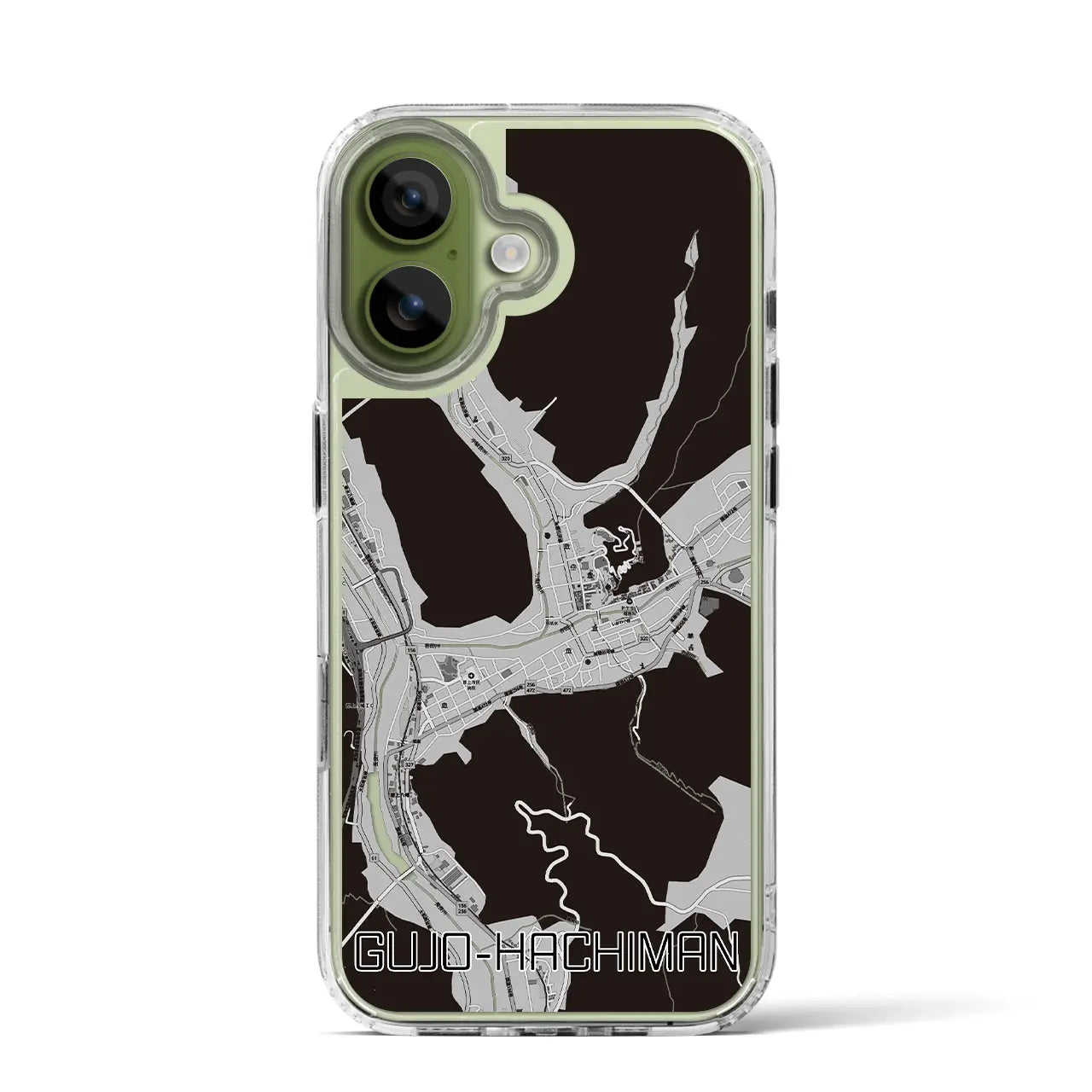 【郡上八幡(岐阜県)】地図柄iPhoneケース(MagSafeタイプ)