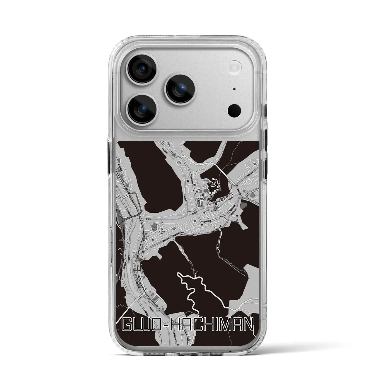 【郡上八幡(岐阜県)】地図柄iPhoneケース(MagSafeタイプ)