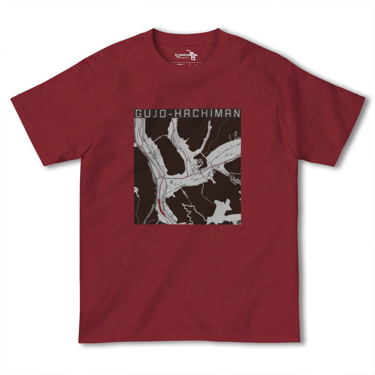 【郡上八幡(岐阜県)】地図柄ヘビーウェイトTシャツ