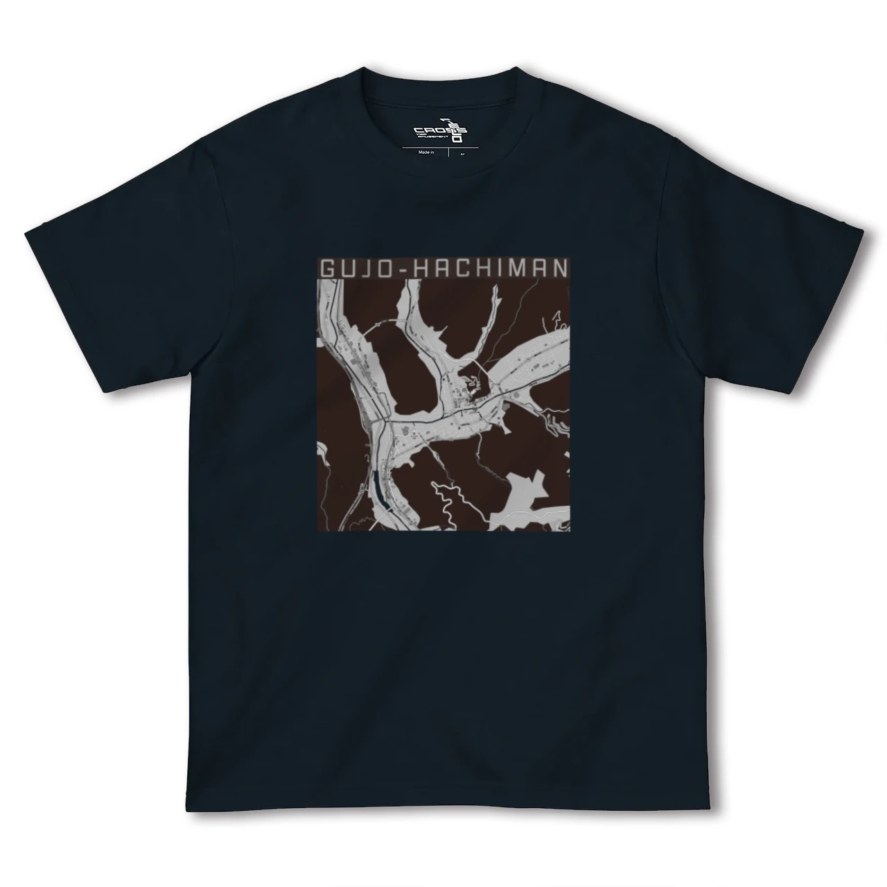 【郡上八幡(岐阜県)】地図柄ヘビーウェイトTシャツ