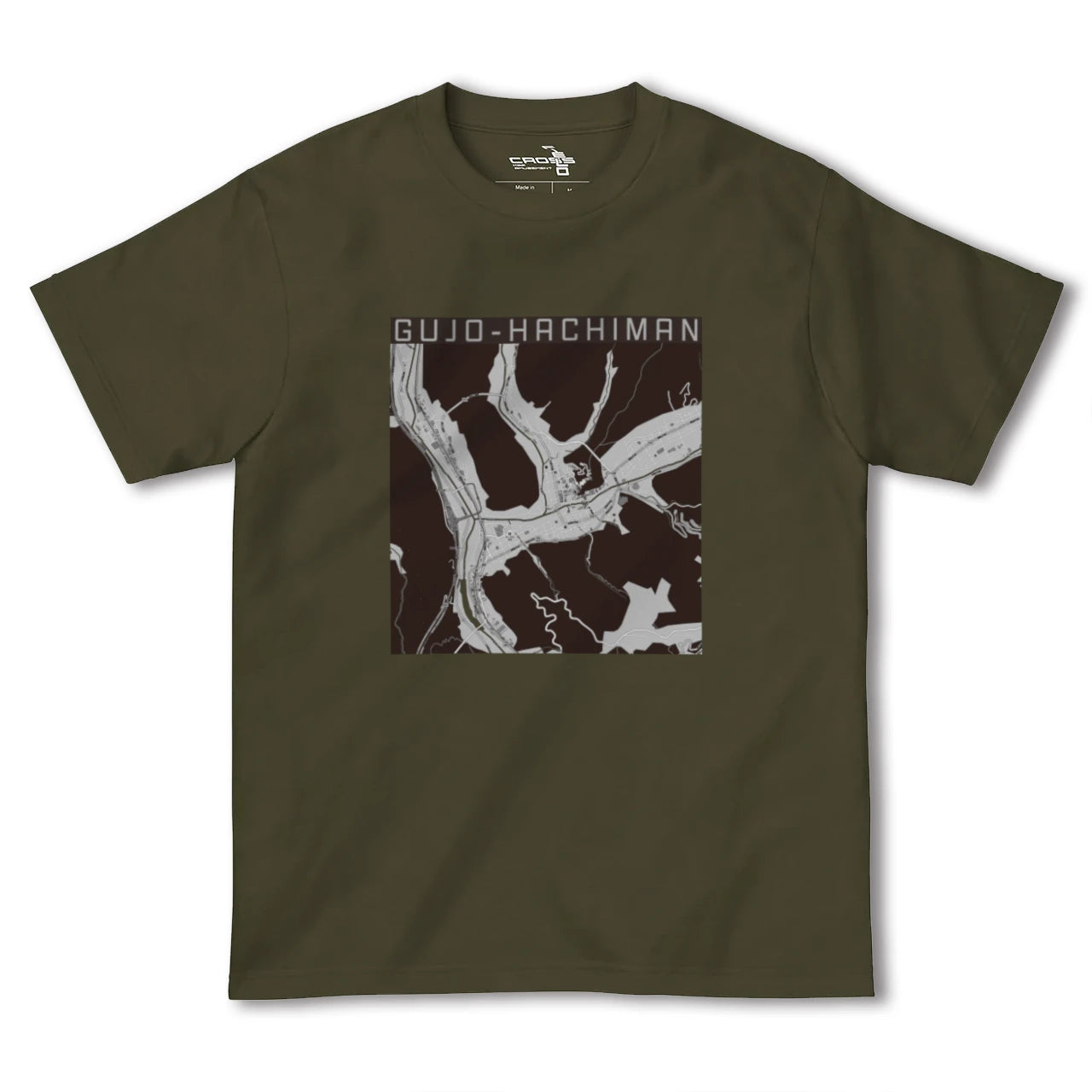 【郡上八幡(岐阜県)】地図柄ヘビーウェイトTシャツ