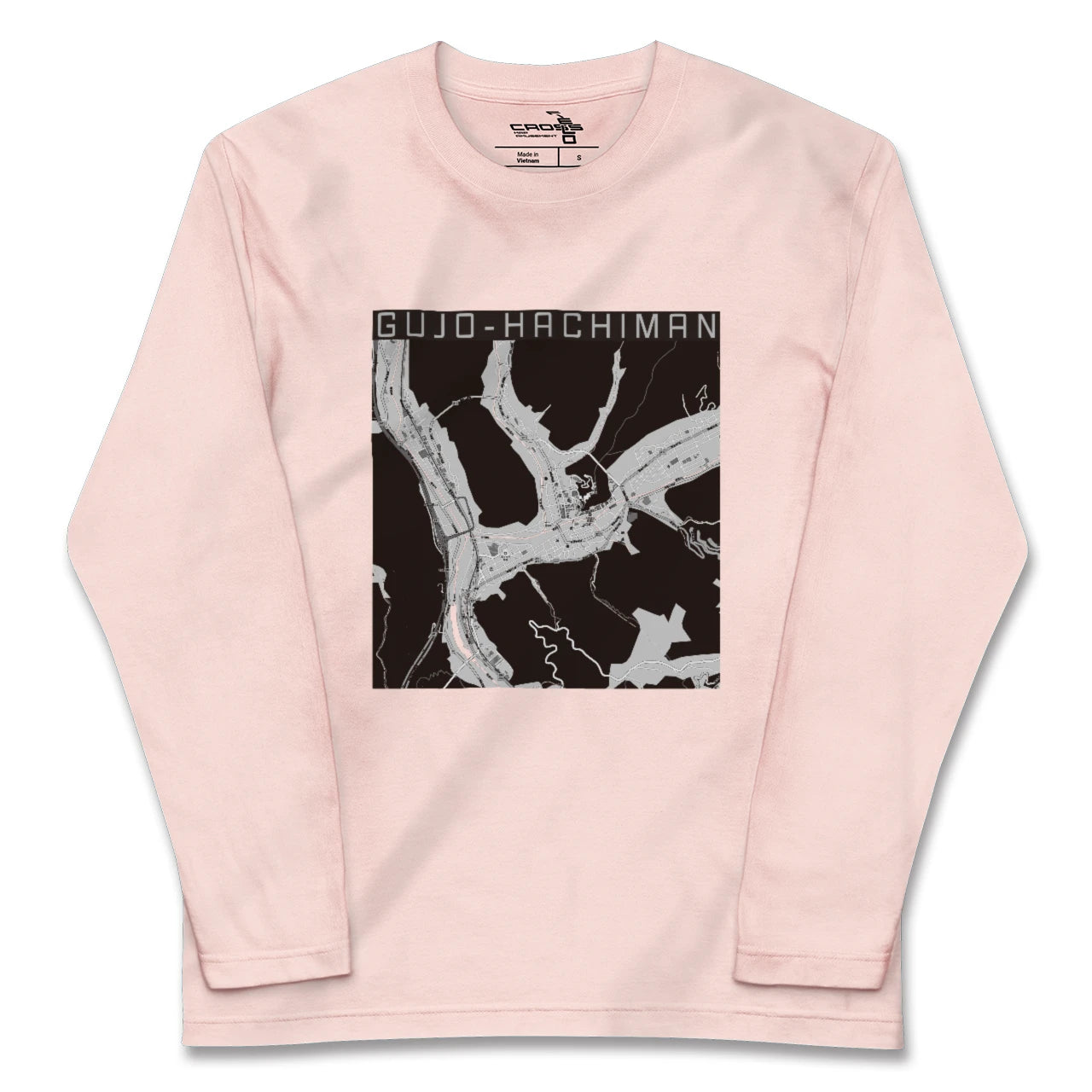 【郡上八幡(岐阜県)】地図柄ロングスリーブTシャツ