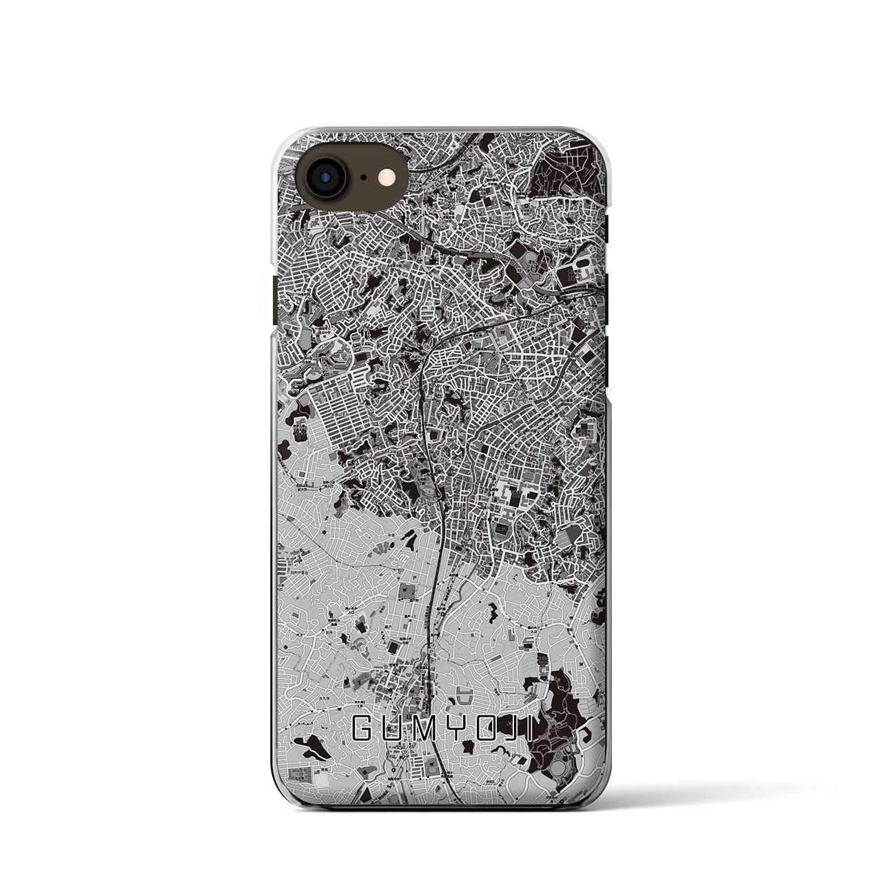 【弘明寺(神奈川県)】地図柄iPhoneケース(クリアタイプ)