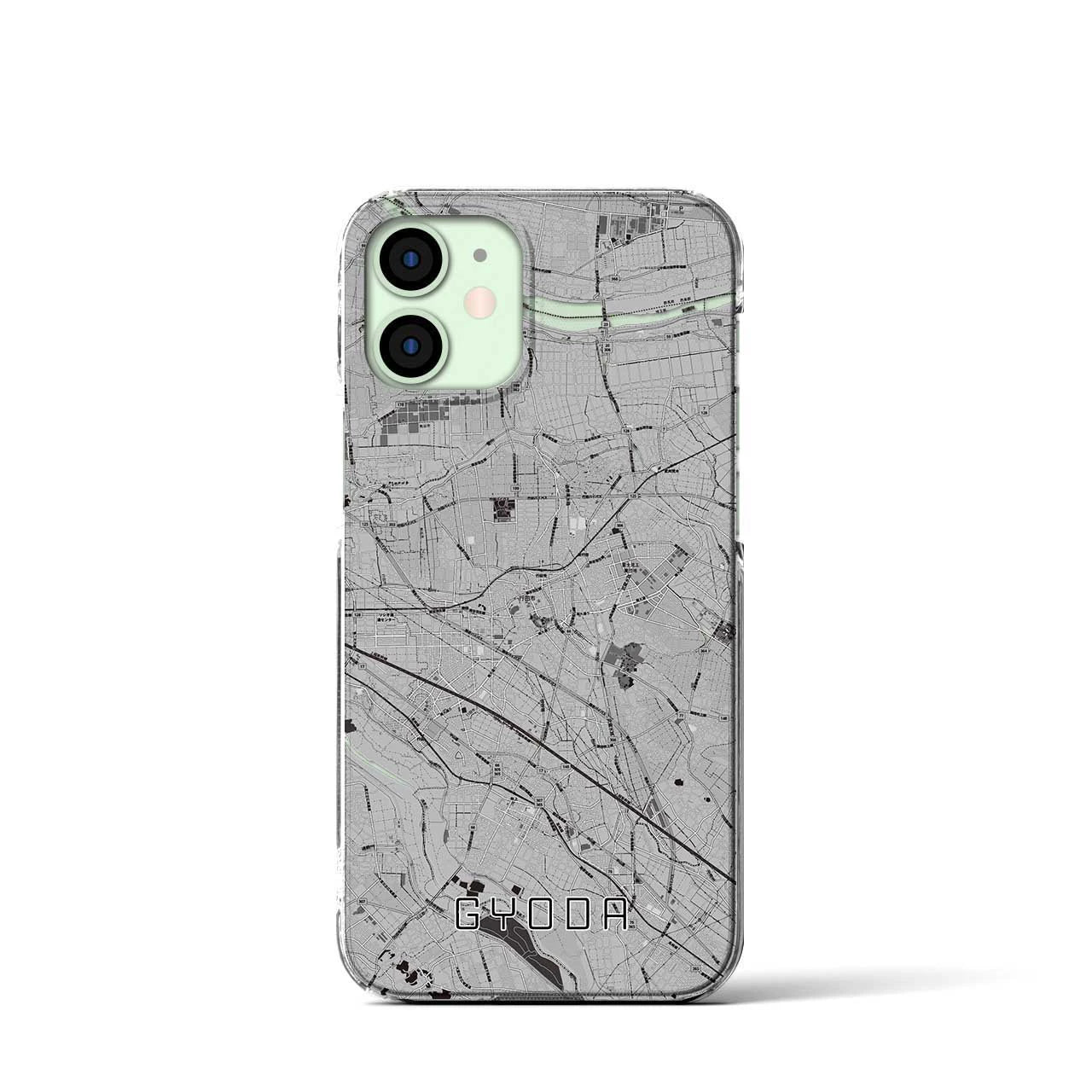 【行田(埼玉県)】地図柄iPhoneケース(クリアタイプ)